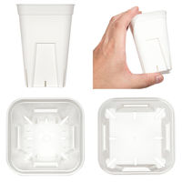 日本ポリ鉢販売 スリット鉢 プレステラ 75深型 白 10個セット 355363 1個（直送品）