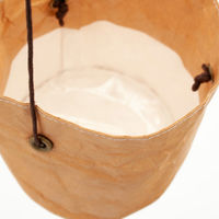 リーフ 鉢カバー 軽量 吊り下げ鉢カバー 3~3.5号用 ナチュラル 930569 1個（直送品）