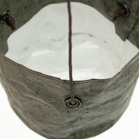 リーフ 鉢カバー 軽量 吊り下げ鉢カバー 3~3.5号用 モスグリーン 930570 1個（直送品）