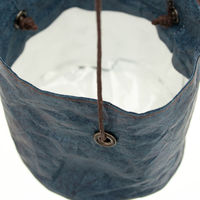 リーフ 鉢カバー 軽量 吊り下げ鉢カバー 3~3.5号用 ネイビー 930571 1個（直送品）