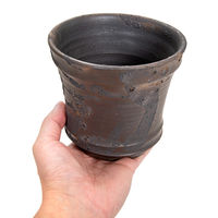 リーフ 鉢 横山陶芸 益子焼 4号鉢 銀河シリーズ 930700 1個（直送品）