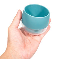 三浦園芸 鉢 キュート ビビ スモーキーの鉢 アクアマリン 298070 1個（直送品）