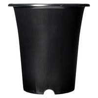 大和プラスチック 洋ラン鉢 5号 ブラック 283943 1個（直送品）