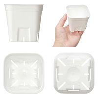 日本ポリ鉢販売 スリット鉢 プレステラ 90型 白 10個セット 272685 1個（直送品）