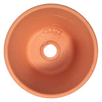 陶里 ドイツ製テラコッタポット (内径3.07×高さ3.02cm)穴あり 307914 1個（直送品）