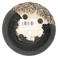 カルナック 鉢 ラフォーレフクロウ AーS ブラック 293650 1個（直送品）