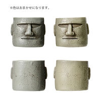 ケー・イー・アイ 鉢 リトルレジンポット モアイ 273635 1個（直送品）