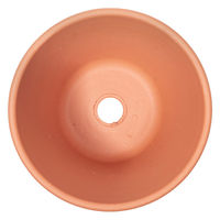 陶里 ドイツ製テラコッタポット (内径7.29×高さ6.82cm)穴あり 307918 1個（直送品）