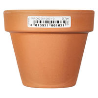 陶里 ドイツ製テラコッタポット (内径6.25×高さ5.89cm)穴あり 307917 1個（直送品）