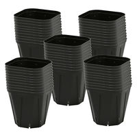 兼弥産業 スリット鉢 KP90 黒 50個入り 102923 1個（直送品）