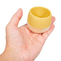 三浦園芸 鉢 リトル ビビ スモーキーの鉢 マスタードイエロー φ6×H5.3cm 298062 1個（直送品）