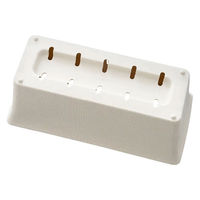 リッチェル プランター ステッチ 42型N プレート付き アイボリー 305622 1個（直送品）