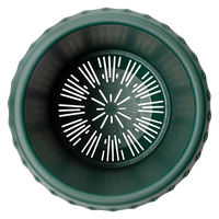 リッチェル 鉢 バラ鉢 ダークグリーン 12号 φ36×36cm 251118 1セット(5個)（直送品）