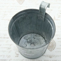 ケー・イー・アイ 鉢 シルバーカケバケツ 3号 334694 1個（直送品）