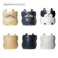 ケー・イー・アイ 鉢 リトルレジンポット フレンチブルドッグ 273621 1個（直送品）