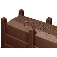 アップルウェアー(園芸) プランター アップルウェアー 花と野菜のプランター 600型 ブラウン 349944 1個（直送品）