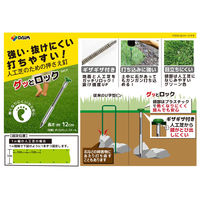 第一ビニール 人工芝のための押さえ釘 グッとロック 50P 120mm 4968438027098 1袋（直送品）