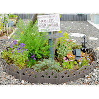 第一ビニール おてがる花壇のデコフェンスホワイト8枚 H15xW39cm 4968438027289 1箱（直送品）