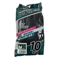 ヤマショウ ウレタン背抜き手袋10双M ブラック YGL-513BKM 1パック(10双入)（直送品）