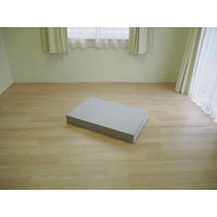 アキレス 3つ折りマットレス 95×195cm シングル 高反発タイプ 厚さ4cm XIー1651AーS（GY） 1枚