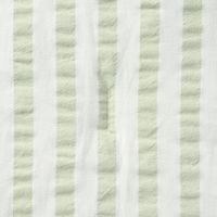 無印良品 綿 サッカー織 薄掛ふとん Ｄ １８０×２００ｃｍ グリーンストライプ 良品計画