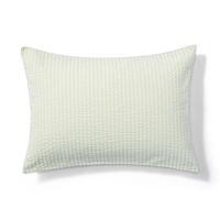 無印良品 綿 サッカー織 まくらカバー ４３×６３ｃｍ用 グリーン 良品計画