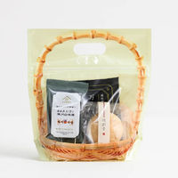 ヘッズ 竹かごジップ付バッグ/ナチュラル-SS TBN-ZSS 1セット（1袋（30枚入）×10）