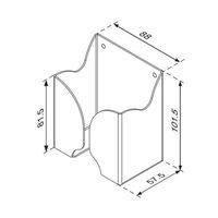 ウィンテクノ アーム用ACアダプターホルダー HM-091 1個 65-9832-46（直送品）