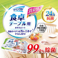 クリンクル 食卓テーブル用 おそうじシート 24h抗菌 1セット（1パック（30枚）×5）Life-do.Plus