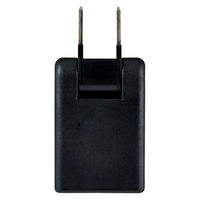 朝日電器 電源タップ スイングアダプター プラグの方向を上下に変える ブラック A-380B(BK) 1個（直送品）