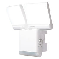 朝日電器 LEDセンサーライト フラット コンセント式 2灯 ESL-SF902AC 1個（直送品）