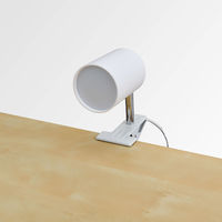 朝日電器 LEDクリップライト シリンダー ホワイト SPOT-UL101N(WH) 1個（直送品）