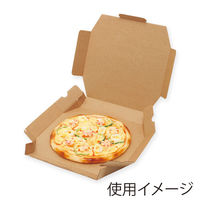 シモジマ 食品箱 NFネオクラフト ピザBOX 8インチ用 004248325 1セット(1袋(10個入)×10)（直送品）