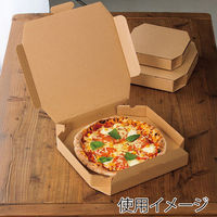 シモジマ 食品箱 NFネオクラフト ピザBOX 12インチ用 004248327 1セット(1袋(10個入)×5)（直送品）