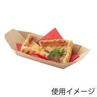 シモジマ 食品トレー NFネオクラフト トレー 舟型 004248335 1セット(1袋(50個入)×12)（直送品）