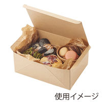 シモジマ ケーキ箱 ネオクラフト ケーキBOX 15×21 004248403 1セット(1袋(20個入)×5)（直送品）