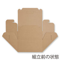 シモジマ ケーキ箱 ネオクラフト キャリーBOX 19×24 004248409 1セット(1袋(20個入)×10)（直送品）