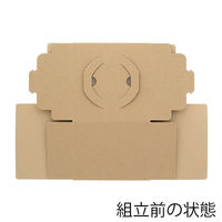 シモジマ ケーキ箱 ネオクラフト キャリーデコBOX 4号 004248410 1セット(1袋(10個入)×10)（直送品）