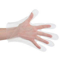 シモジマ 使い捨て手袋 SポリグローブCPE外EB L クリア 100枚 004526046 1セット(1箱(100枚入)×30)（直送品）