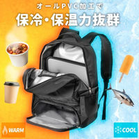 ディーエーピーネットワーク 保冷マザーズリュック 19L 大容量 撥水 ママバッグ bon031_BK 1個（直送品）