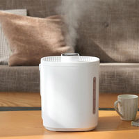 ディーエーピーネットワーク 5L大容量 加湿器 超音波式 ホワイト wasser hum007 1台（直送品）