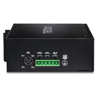 TRENDnet 16ポート 産業用ギガビットPoE+ DINレールスイッチ TI-PG162 1台（直送品）