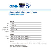 OMNIJET STUDIO Photo Realistic Gloss PP-bag 175gsm KG 50枚（直送品）