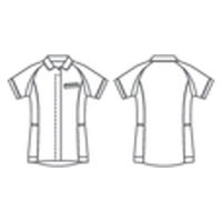 住商モンブラン ジャケット レディス 半袖 白/ウォームブルー S MJ052-0194 1枚（直送品）