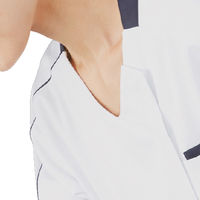 住商モンブラン スクラブ 兼用 半袖 ライラック/バイオレット 3L MS003-5253 1枚（直送品）