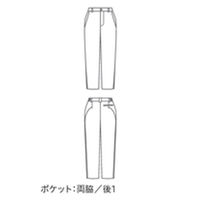 住商モンブラン パンツ レディス 白 L MB151-0101 1枚（直送品）