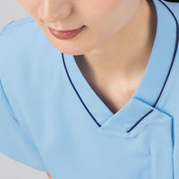 住商モンブラン スクラブ 兼用 半袖 スモーキーブラック/ミッドナイトブルー LL MS010-9383 1枚（直送品）