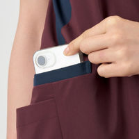 住商モンブラン スクラブ 兼用 半袖 グリーン/ネイビー M RS004-3383 1枚（直送品）