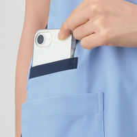 住商モンブラン スクラブ 兼用 半袖 ピンク/ワイン 7L RS002-1272 1枚（直送品）