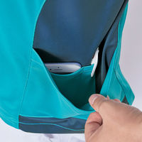 住商モンブラン スクラブ メンズ 半袖 ブルー/ネイビー LL MS855-39 1枚（直送品）